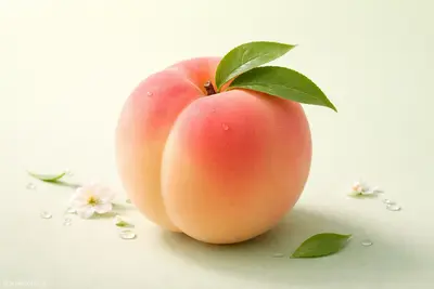 Карточка нормальной кожи Визуальная ассоциация нормальной кожи - гладкий персик