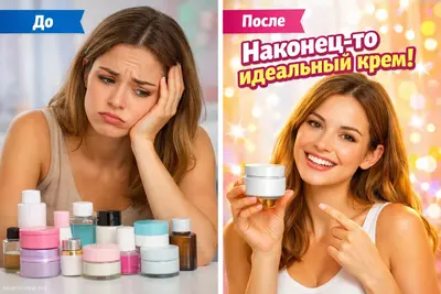 До и после: девушка с проблемной кожей и кучей баночек