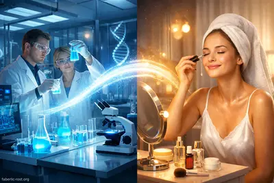 Уникальные научные разработки Faberlic — Aquaftem и кислородная космет Разделенное изображение: научная лаборатория с исследователями